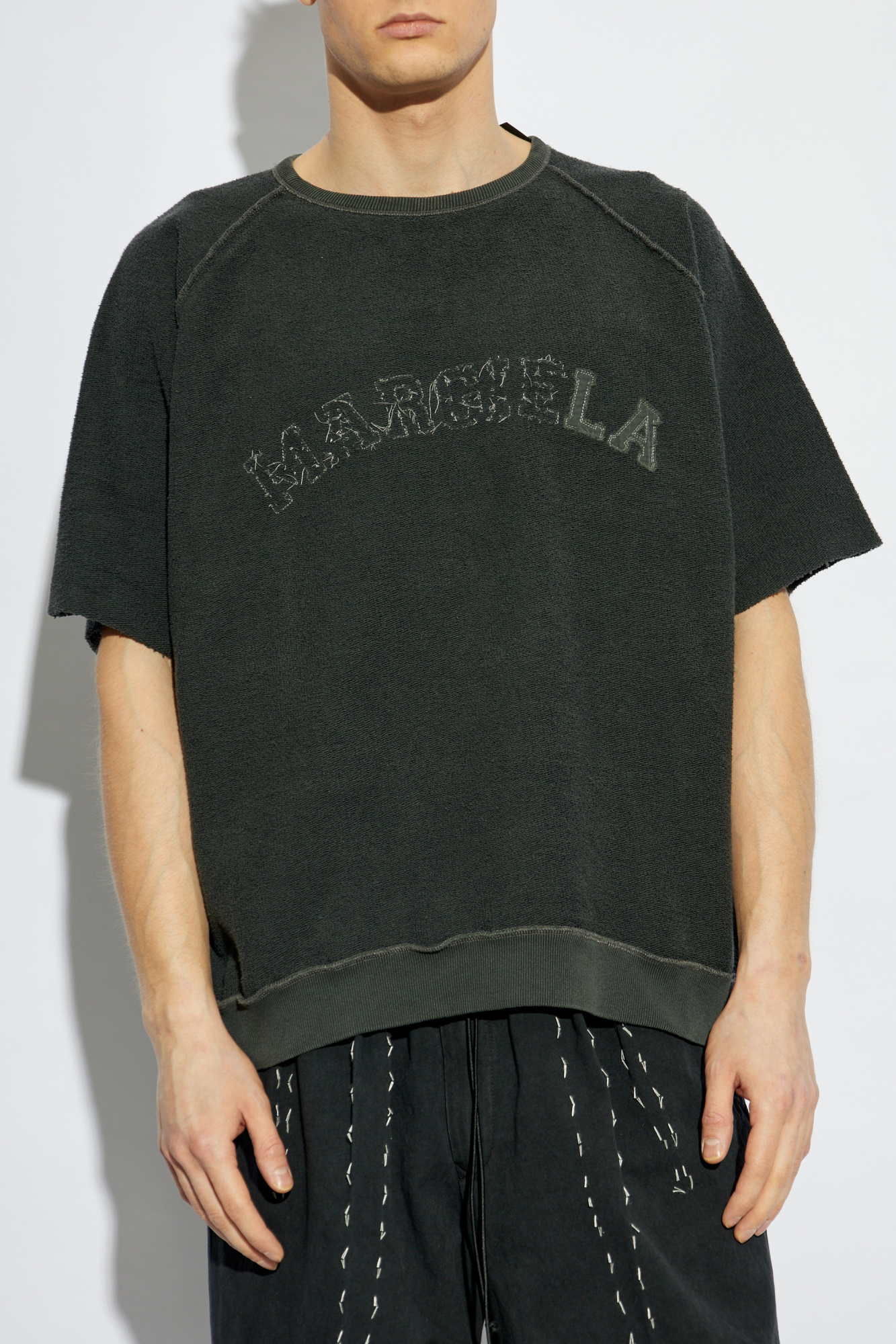 Grau Pullover mit Logo Maison Margiela - Vitkac Germany
